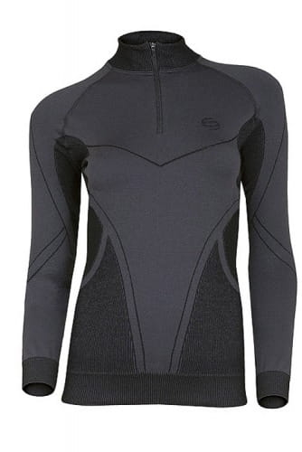  bluza damska Extreme Merino BRUBECK krótki zamek