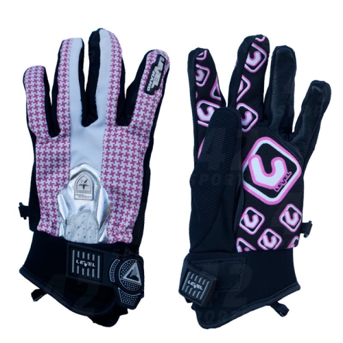 rękawice snowboardowe Suburban LEVEL pink