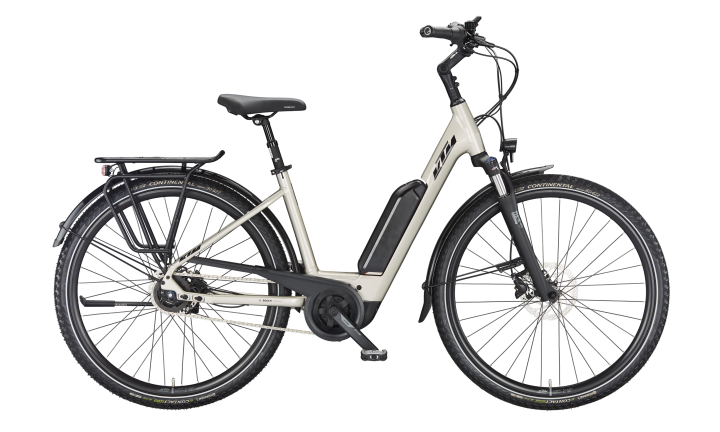 Rower elektryczny KTM Macina Central P510 US, rama 51 cm, kolor Champagne, silnik Bosch 75 Nm