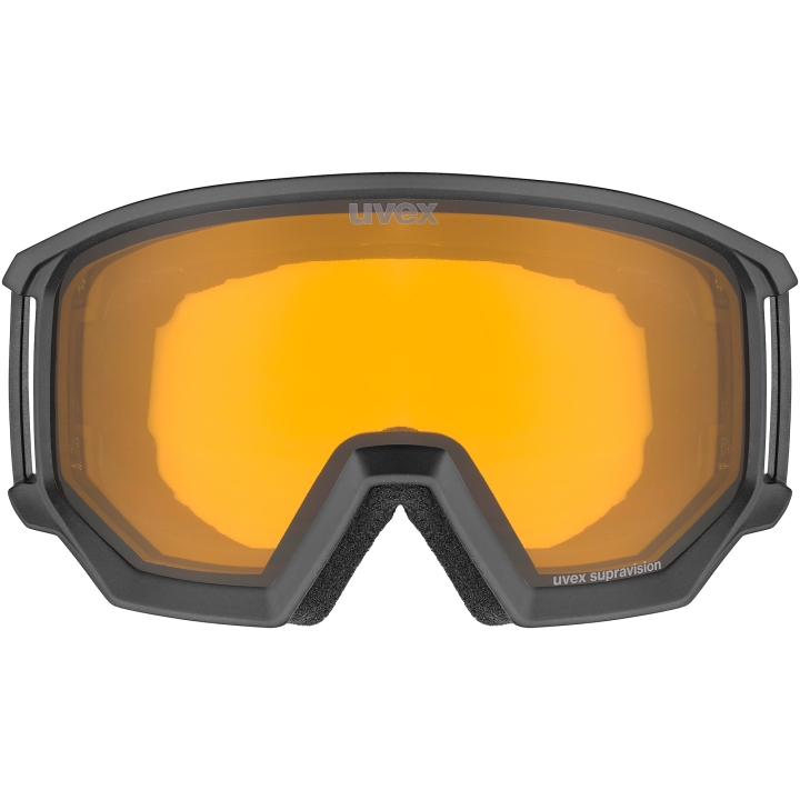 UVEX Athletic LGL przód, soczewka Lasergold Lite Clear (S1) idealna na mgłę i słabe światło.