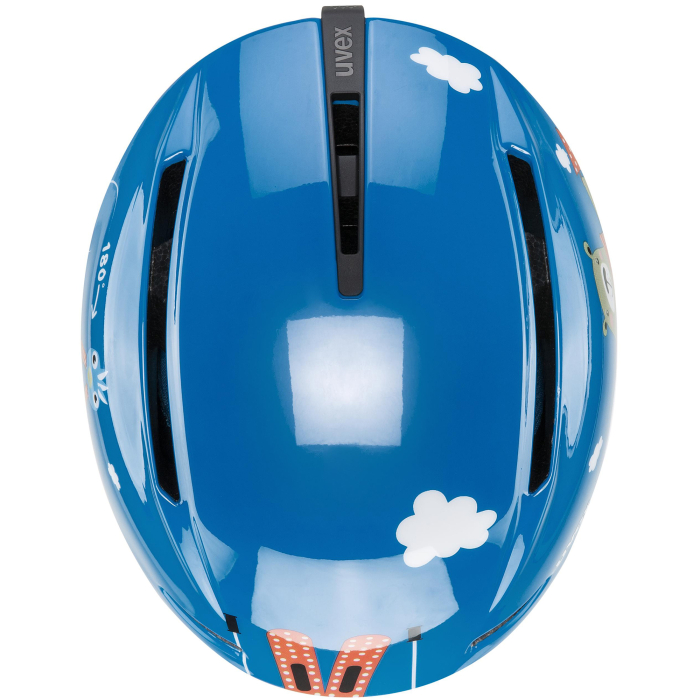 UVEX Viti widok z góry, pasywny system wentylacji.