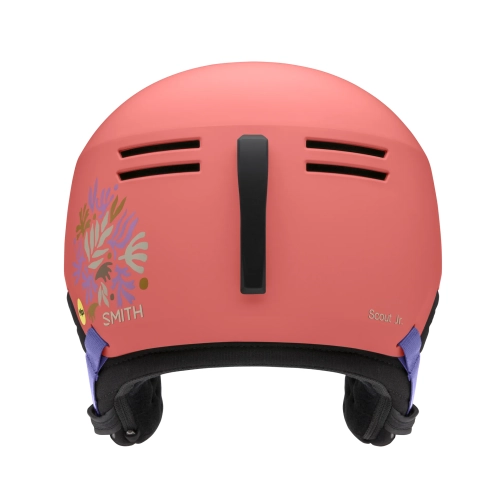 Tył kasku SMITH Scout Jr. MIPS. Widoczny uchwyt na pasek gogli.