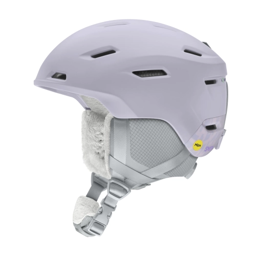 Kask SMITH Descend MIPS (Matte Lunar Fog Spires), widok bok. MIPS®, Koroyd®, In-Mold.
