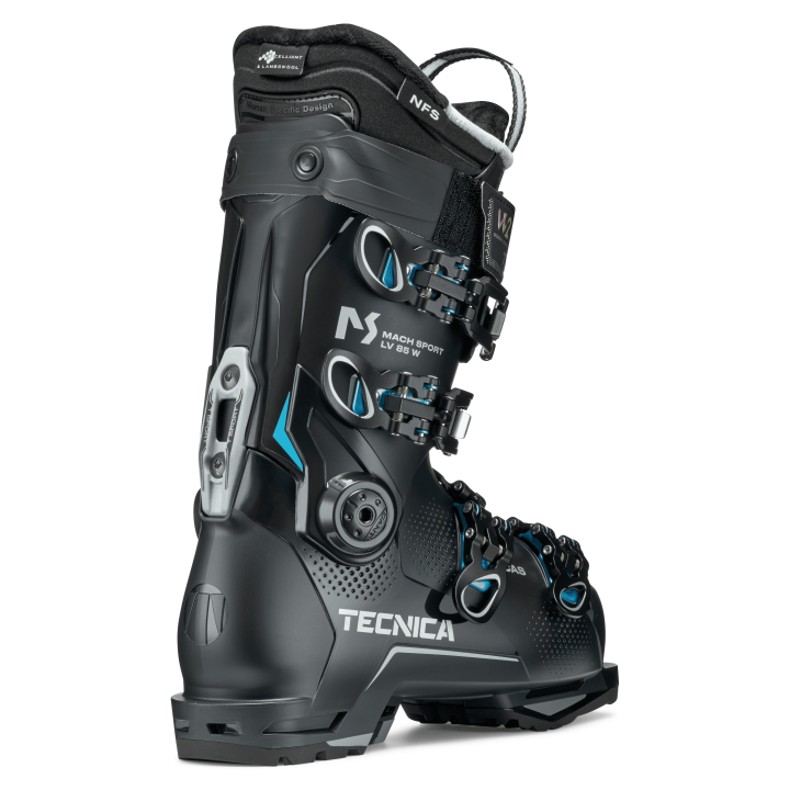 Buty damskie Tecnica Mach Sport LV 85 W GW, widok 3/4 z tyłu. T-Sport, Flex 85.