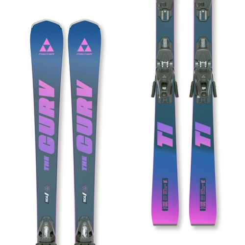 Fischer THE CURV TI TPR narty Performance Power Ti RS10 widok z góry i spodu