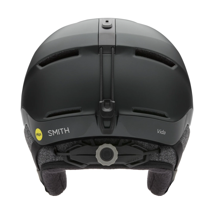 Kask Smith VIDA MIPS Matte Black Pearl tył VaporFit Snow