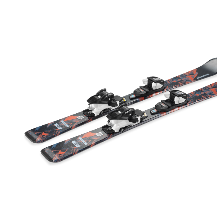 Detal tyłu narty Nordica Team AM junior wiązania J 4,5 FDT