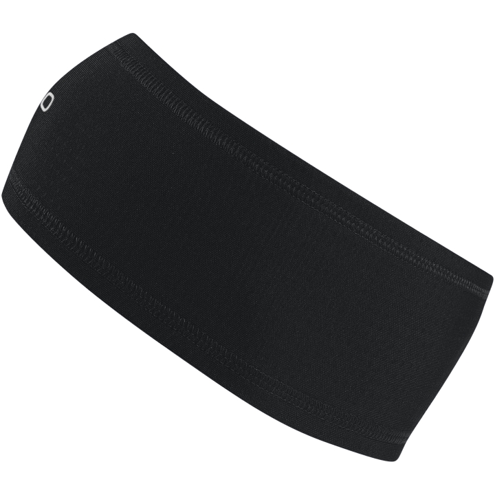 Odlo Headband Polyknit Warm Reflective czarna – widok boczny, szybkoschnąca