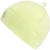 Czapka ODLO Polyknit Warm limonkowa – widok boczny, szybkoschnąca, materiał z recyklingu