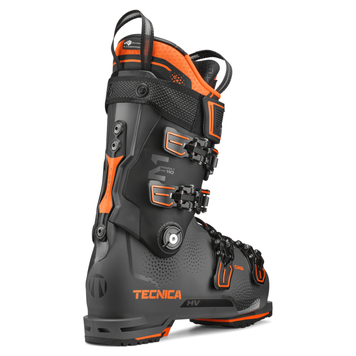Buty Tecnica Mach1 HV 110 TD GW, widok 3/4 z tyłu, technologia T-Drive