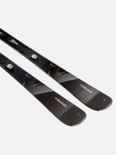 Narty damskie Head E.Real Joy SLR z wiązaniami JOY 9 GW, widok z góry, technologia Graphene