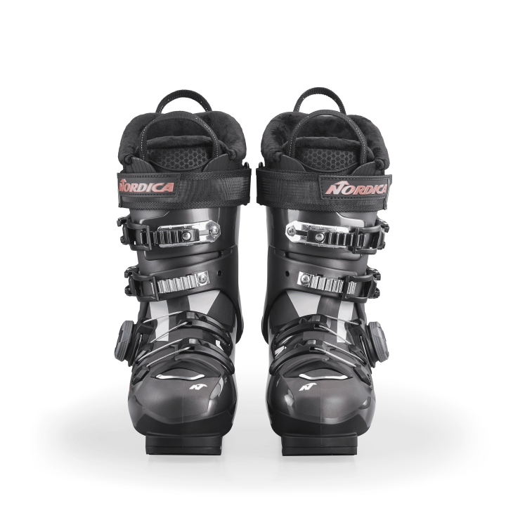 Para damskich butów narciarskich Nordica Sportmachine 3 85 W BOA GW, widok z przodu.