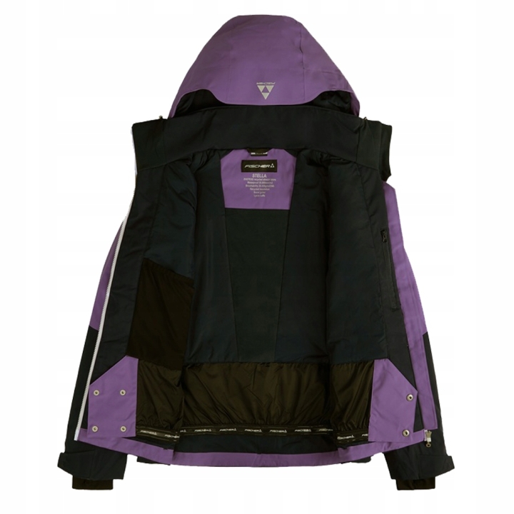 Kurtka FISCHER Stella Jacket Lavender damska otwarta prezentacja wnętrza