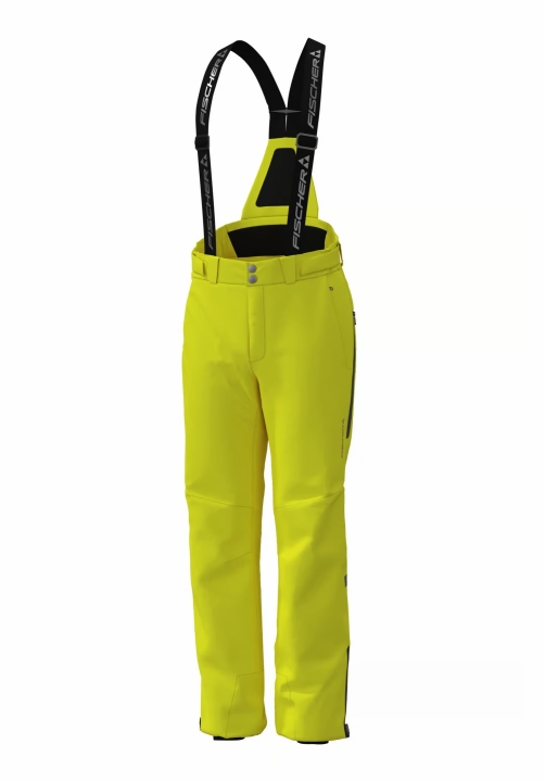 Męskie spodnie narciarskie FISCHER RC4 PANTS 20000mm żółte