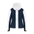 Damska kurtka narciarska FISCHER Soleil Neo Navy Slim Fit widok z tyłu