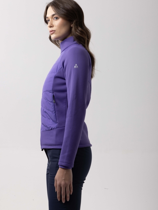 Bluza FISCHER Ivy Hybrid Lady Jacket Lavender damska widok z boku