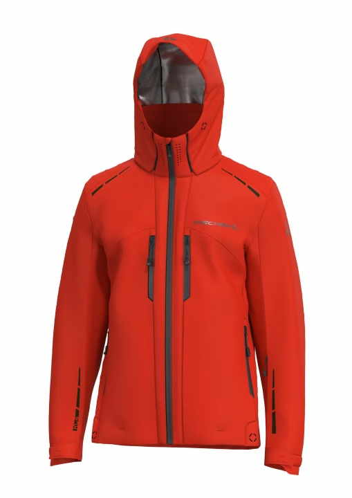 Męska kurtka narciarska FISCHER RC4 Jacket RED 20000mm widok przód