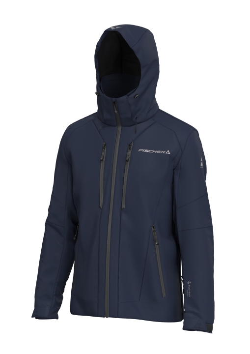 Męska kurtka narciarska FISCHER Thor Jacket NAVY 20000mm widok przód