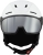 Kask narciarski BLIZZARD W2W EDGE VISOR WHITE z wizjerem, widok z przodu
