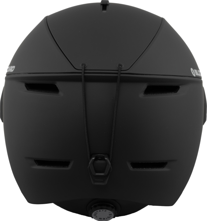 Kask narciarski BLIZZARD  EDGE VISOR BLACK z wizjerem, widok z tyłu
