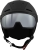 Kask narciarski BLIZZARD EDGE VISOR BLACK z wizjerem, widok z przodu
