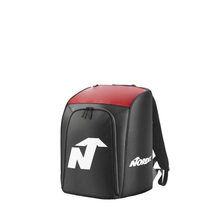 Plecak narciarski NORDICA BACKPACK LITE 50L na buty czarny, widok z boku