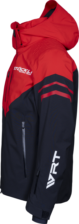Boczny widok kurtki STOECKLI WRT z kontrastowymi wstawkami i ergonomicznym krojem.