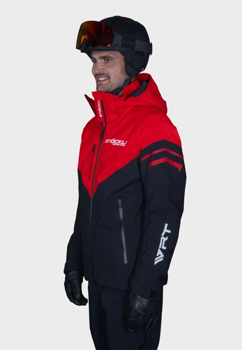 Model w kurtce STOECKLI WRT, widok z boku.