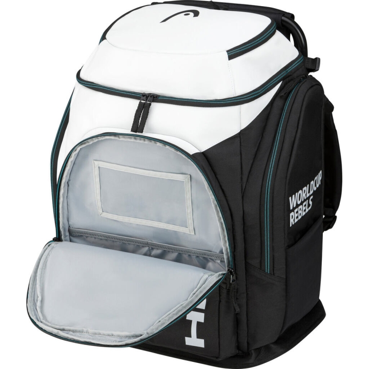 Plecak HEAD COACHES BACKPACK, otwarta główna komora lub kieszeń przednia.