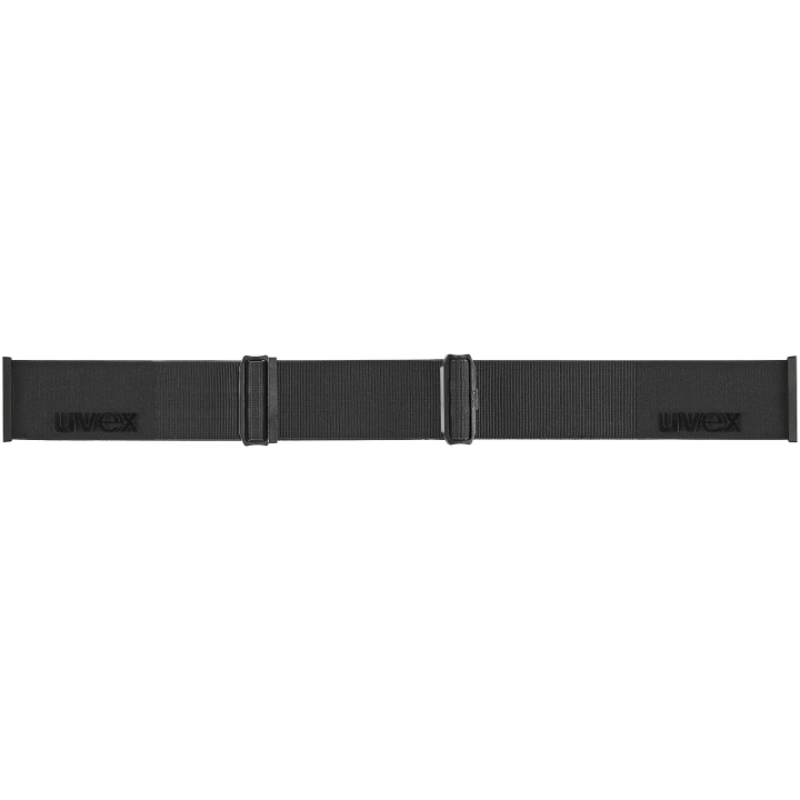 Szeroki pasek 50 mm z antypoślizgowym silikonem do gogli uvex Blast V black matt z logo