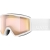 Gogle narciarskie uvex Blast V White Matt z fotochromową różową szybą variomatic mirror rose S1-S3 widok 3q