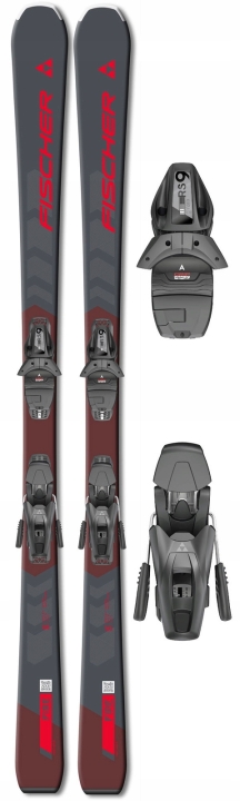 Fischer RC FIRE SLR PRO 2026 – lekkie narty zjazdowe dla początkujących 42sports