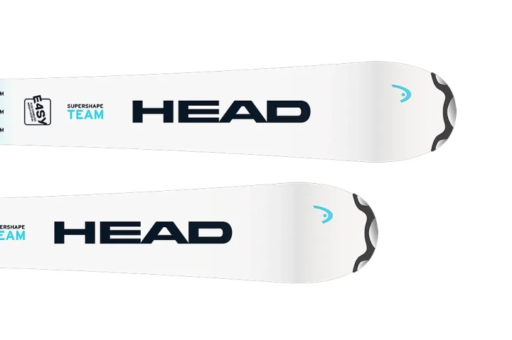 Komplet narciarski dla dzieci HEAD Supershape Team Easy JRS – lekka konstrukcja i atrakcyjny design 2026.