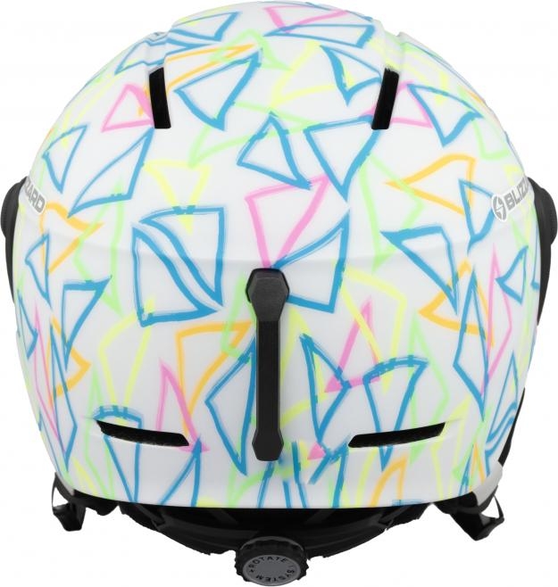 Kask narciarski juniorski Blizzard Flash Junior White w technologii In-Mold.