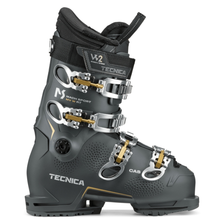 Damskie buty narciarskie Tecnica Mach Sport MV 85 W RT GW Race Grey – profil boczny