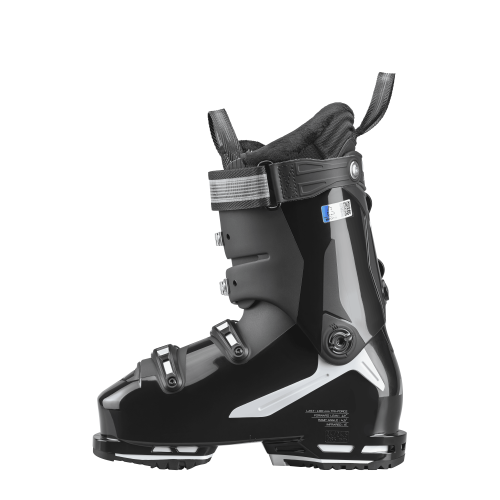 Profil wewnętrzny buta Nordica Speedmachine 3 BOA 85W ukazujący anatomiczną konstrukcję skorupy i system łatwego zakładania stopy.