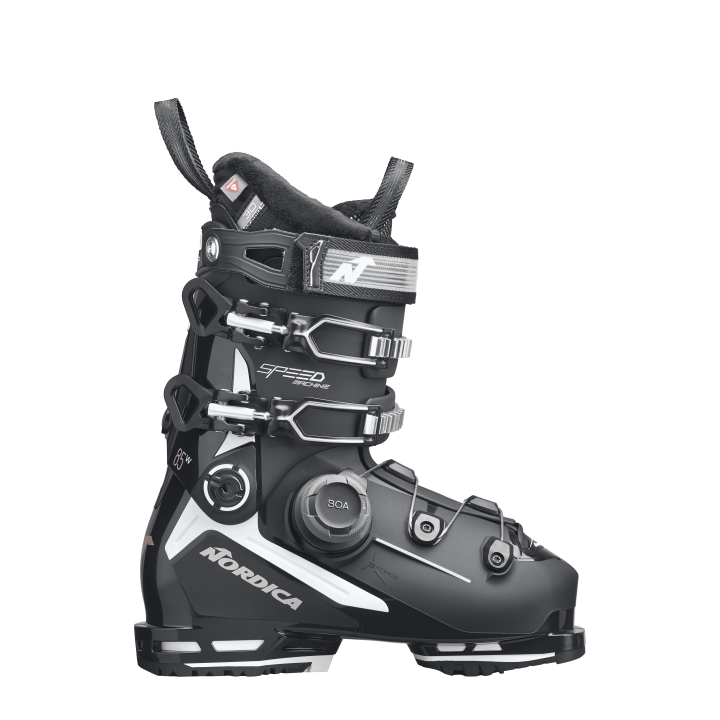 Damskie buty narciarskie Nordica Speedmachine 3 BOA 85W GW z systemem mikroregulacji BOA Fit oraz technologią skorupy 3Force Honeycomb