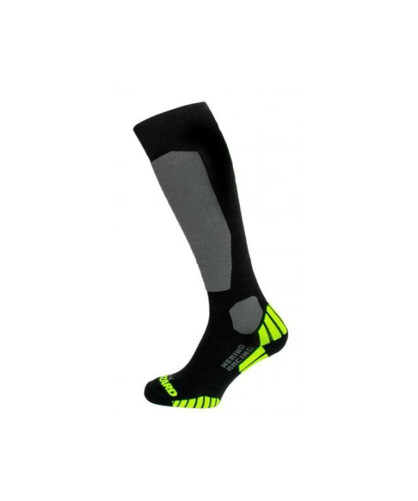 Skarpety narciarskie Blizzard Racing Ski Socks Merino kolor czarno-żółty 42sports