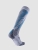 Męskie skarpety narciarskie UYN Man Ski All Mountain kolor jasnoszary błękitny 42sports - widok z tyłu