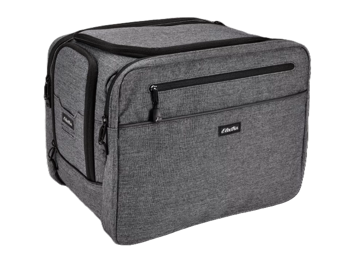 Sakwa na bagażnik tył Electra Heather Charcoal wykonana z wodoodpornego poliestru, idealna do przewożenia laptopa i dokumentów.