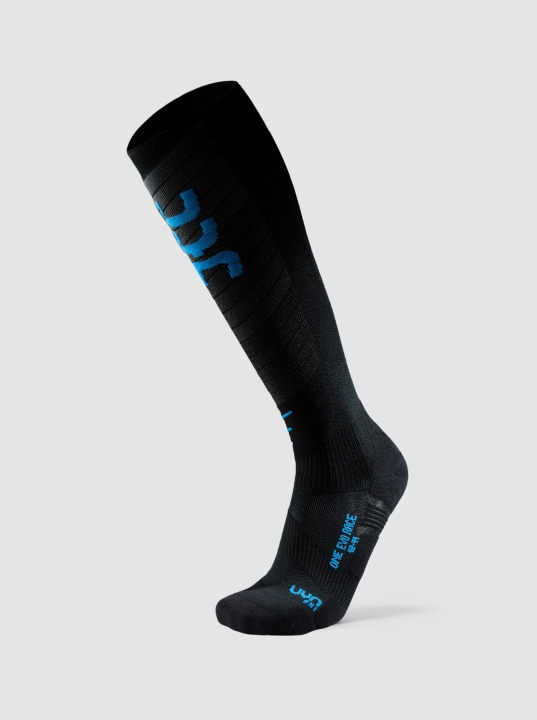 Męskie skarpety narciarskie UYN Ski Evo Race One Black Blue 42sports