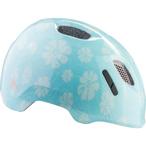 Bezpieczny kask rowerowy Alpina Ximo 2 Aqua Rose Flower Gloss chroniący głowę na rowerku biegowym.
