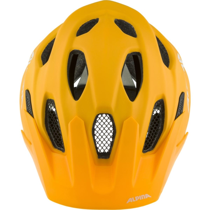 System wentylacji Airflow i konstrukcja Inmold w kasku juniorskim Alpina Carapax JR żółty mat.