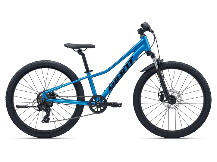 Rower dziecięcy górski GIANT Talon 24 Disc Metallic Blue - sklep rowerowy Mielec 42sports.pl