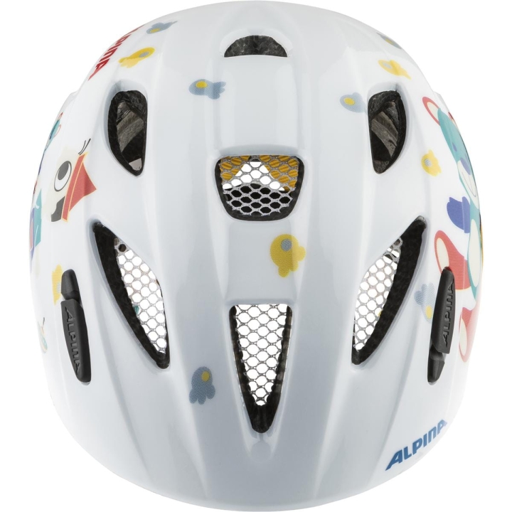 Kask rowerowy Alpina Ximo White Bear wentylacja widok z góry 42sports.pl