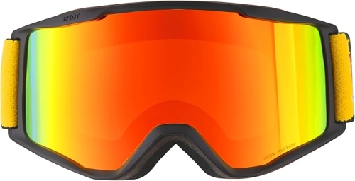 Front gogli narciarskich Red Bull SPECT NEON-02RE2 \ z lustrzaną powłoką chroniącą przed słońcem i systemem Anti-Fog F°SCAPE.