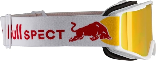 Gogle Red Bull SPECT NEON biała oprawka czerwona lustrzanka