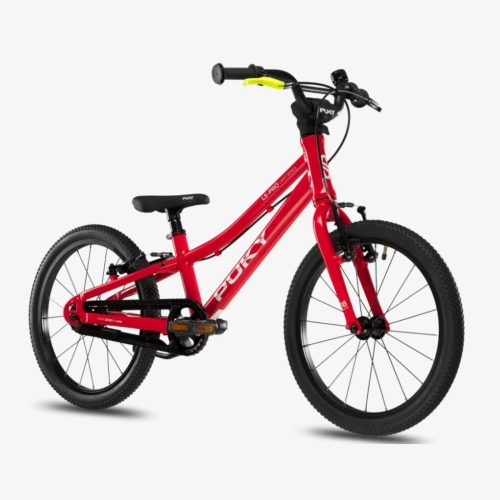 Czerwony lekki rower dziecięcy PUKY LS-PRO 18-2 FlowMatic