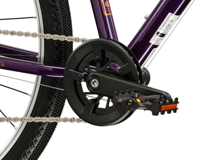 Aluminiowy napęd 1x8 w rowerze KROSS Liftie 24 – prosta obsługa i niska waga dla dziecka.