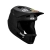 Widok ISO prawy kasku Leatt Gravity 1.0 Junior Black. Juniorski kask zjazdowy.